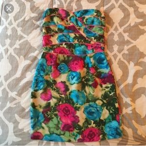 Sandro Bright Floral Minidress